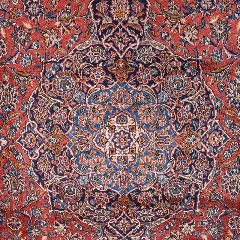 Tapete persa - Keshan - Real - 445 x 333 cm - vermelho claro