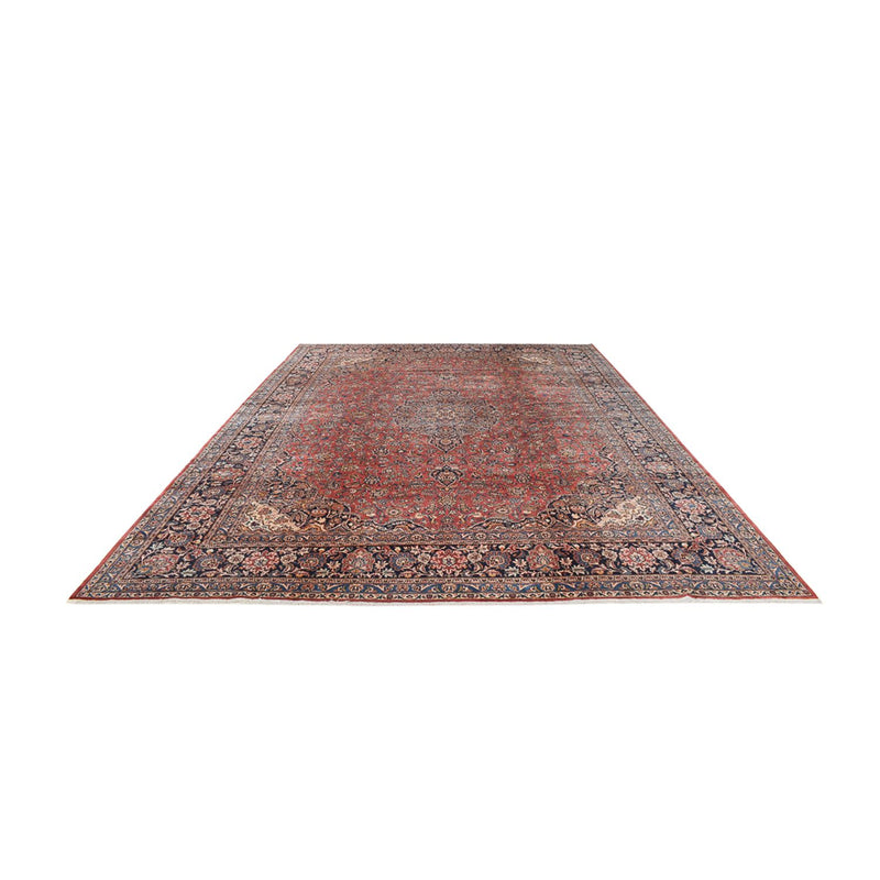 Tapete persa - Keshan - Real - 445 x 333 cm - vermelho claro