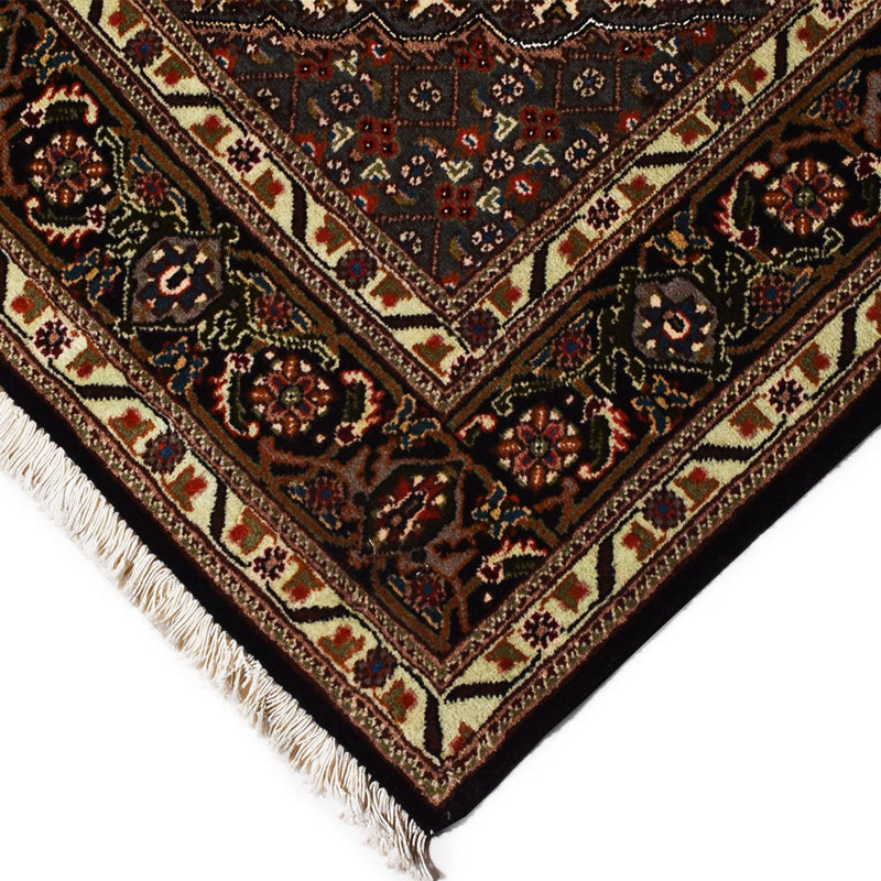 Tapete Persa - Tabriz - Royal - 210 x 152 cm - castanho escuro