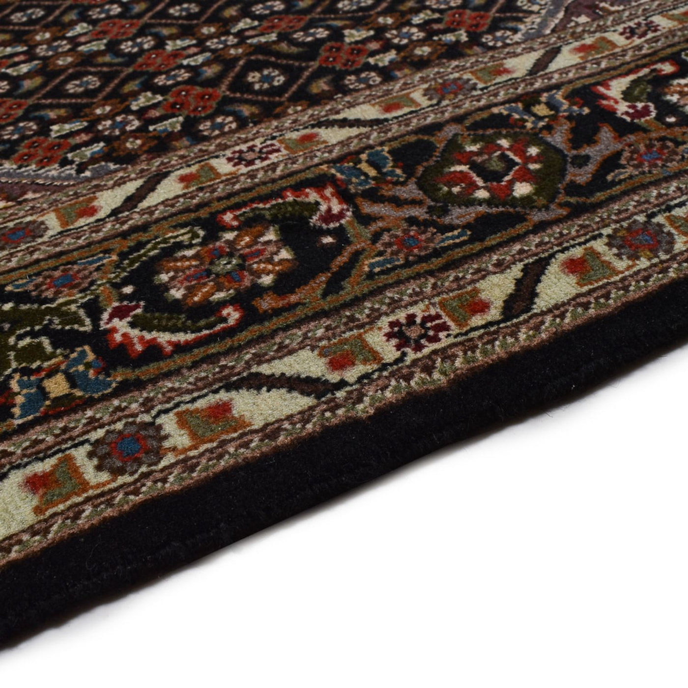 Tapete Persa - Tabriz - Royal - 210 x 152 cm - castanho escuro