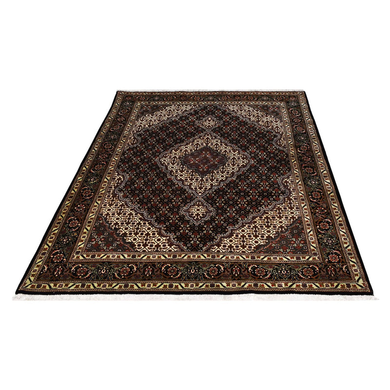 Tapete Persa - Tabriz - Royal - 210 x 152 cm - castanho escuro