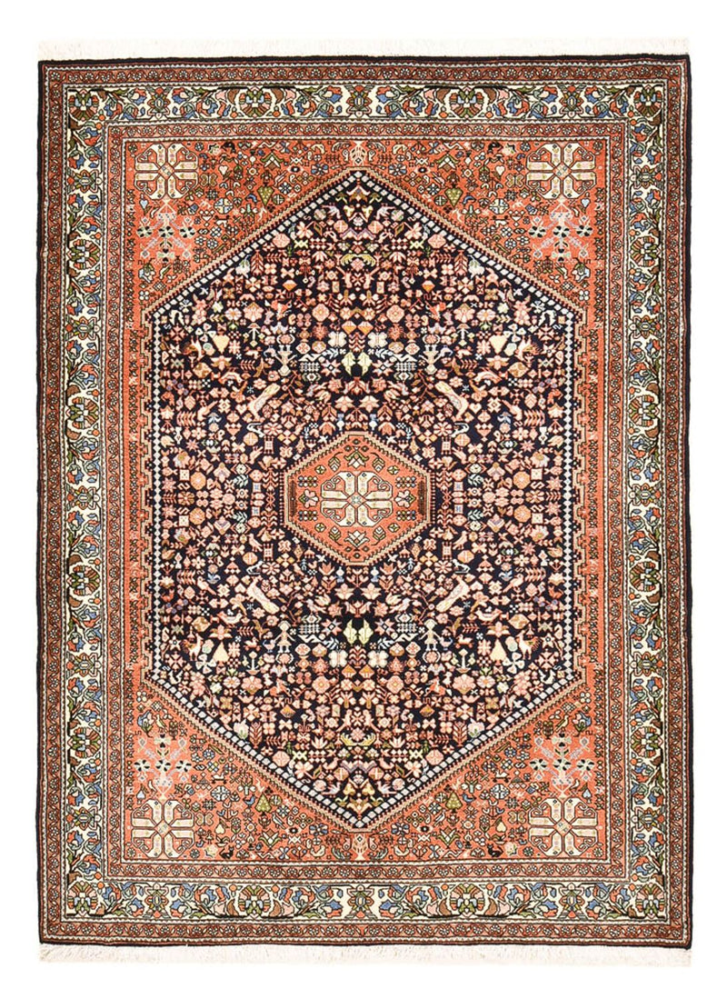 Corredor Tapete Gabbeh - Kashkuli Persa - 202 x 150 cm - azul escuro