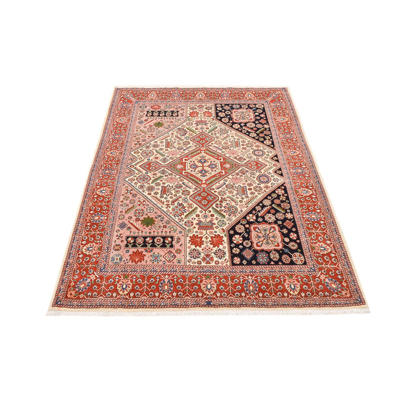 Tapete Gabbeh - Kashkuli Persa - 211 x 143 cm - multicolorido