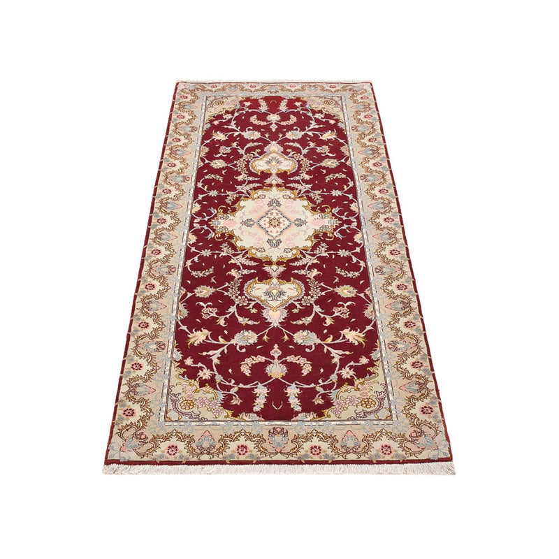 Corredor Tapete Persa - Tabriz - Royal - 198 x 80 cm - vermelho