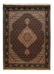 Tapete Persa - Tabriz - Royal - 210 x 154 cm - castanho escuro