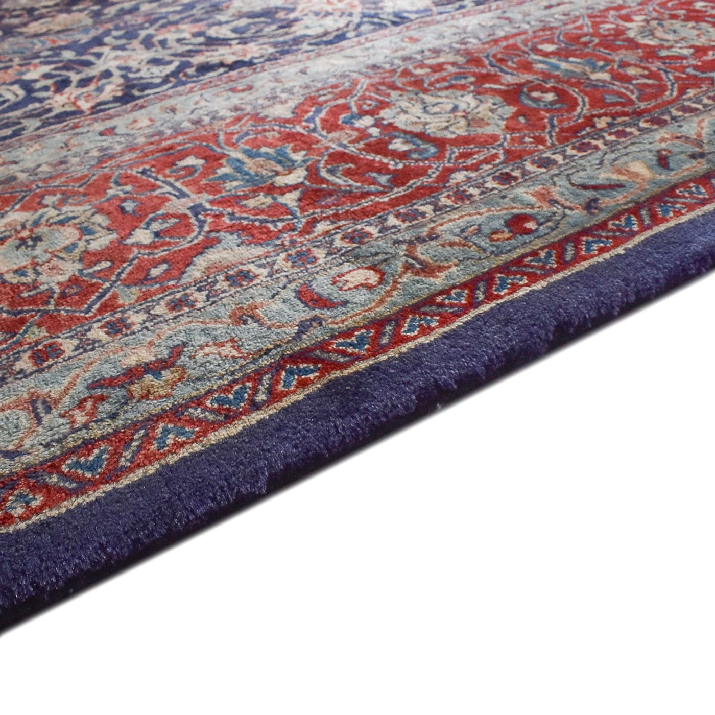 Tapete Persa - Clássico - 414 x 302 cm - azul escuro