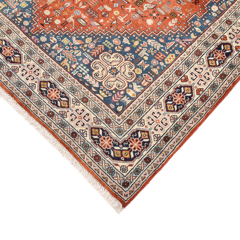 Tapete Gabbeh - Kashkuli Persa - 205 x 147 cm - multicolorido