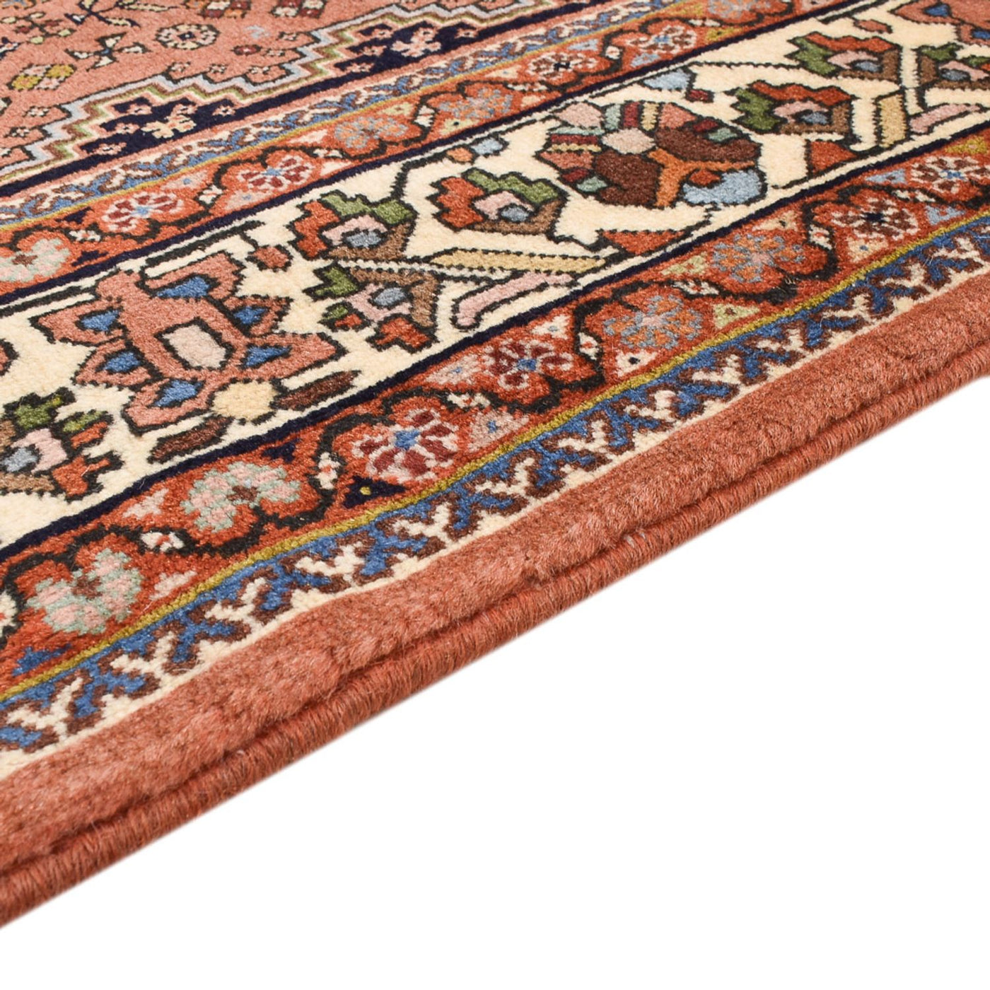 Tapete Gabbeh - Kashkuli Persa - 197 x 145 cm - vermelho claro
