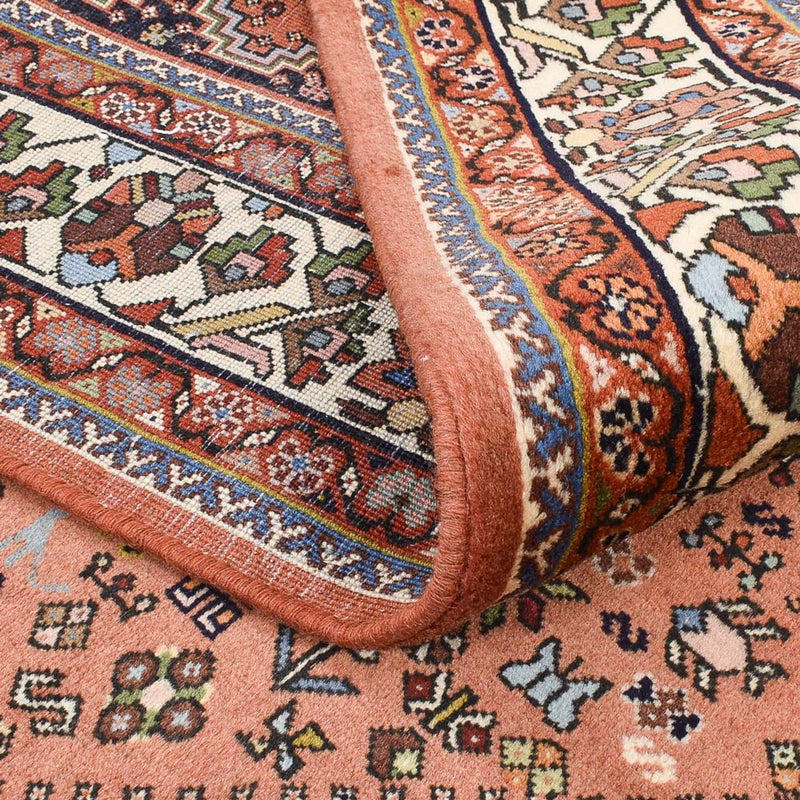 Tapete Gabbeh - Kashkuli Persa - 197 x 145 cm - vermelho claro