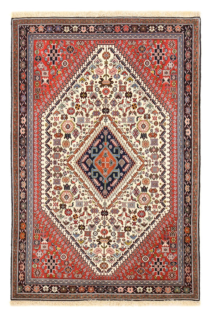 Tapete Gabbeh - Kashkuli Persa - 212 x 143 cm - multicolorido