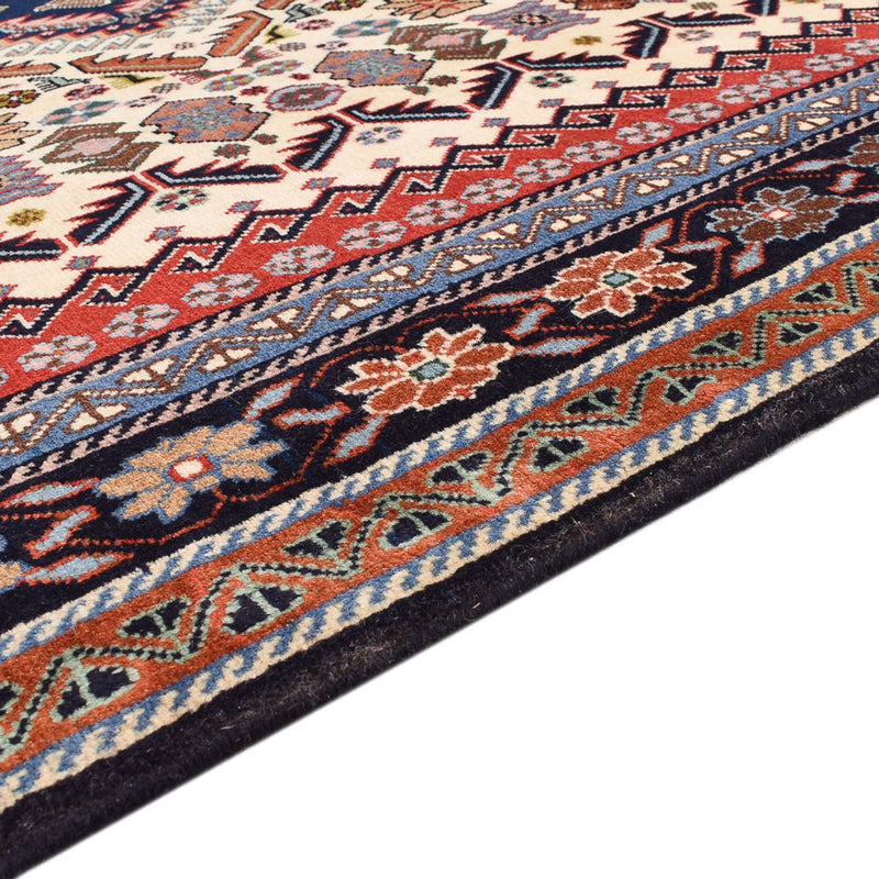Tapete Gabbeh - Kashkuli Persa - 212 x 143 cm - multicolorido
