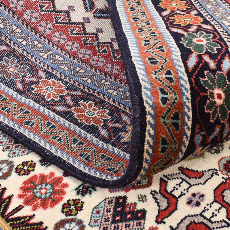 Tapete Gabbeh - Kashkuli Persa - 212 x 143 cm - multicolorido