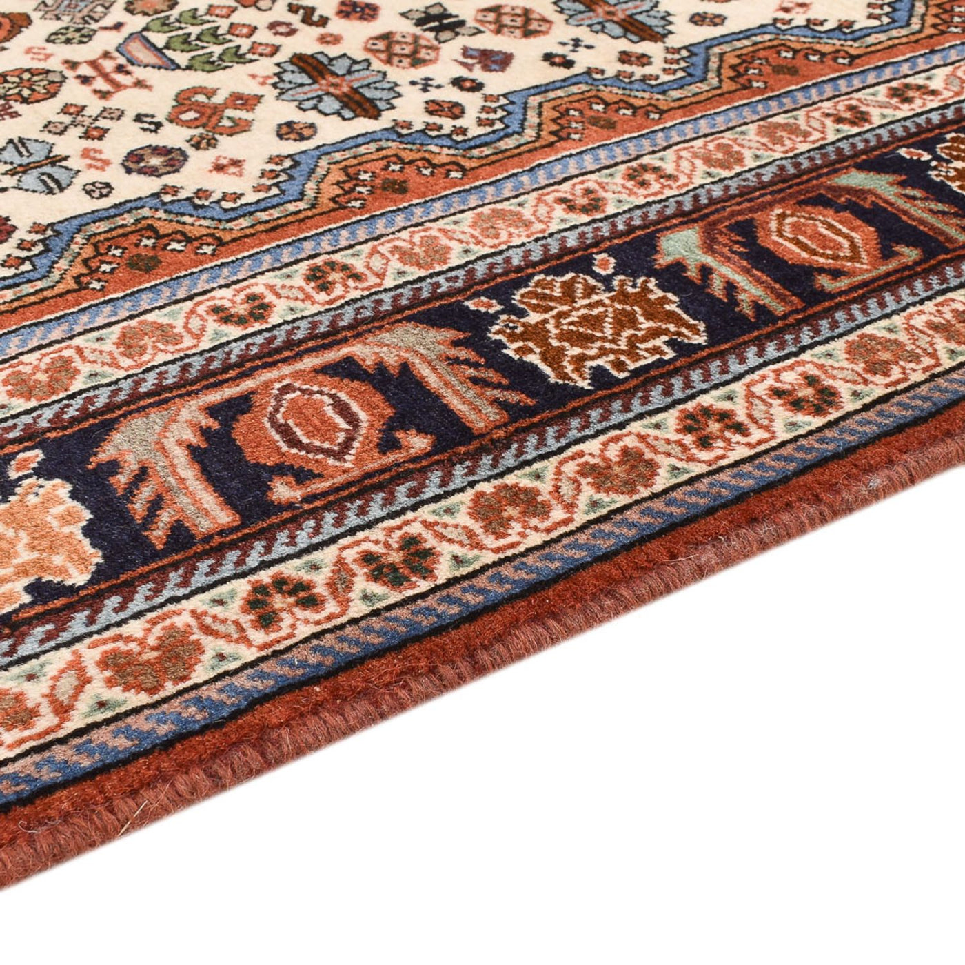 Tapete Gabbeh - Kashkuli Persa - 211 x 153 cm - multicolorido