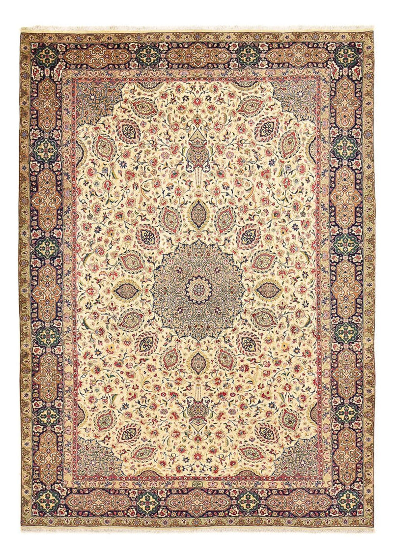 Tapete Persa - Tabriz - Royal - 336 x 235 cm - bege