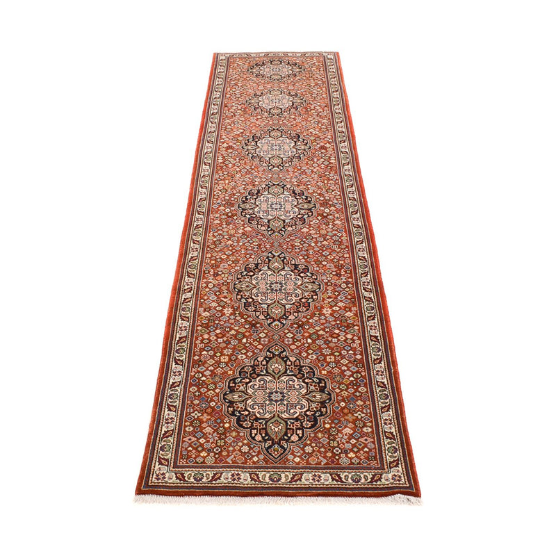 Corredor Tapete persa - Ghom - 310 x 79 cm - bege escuro