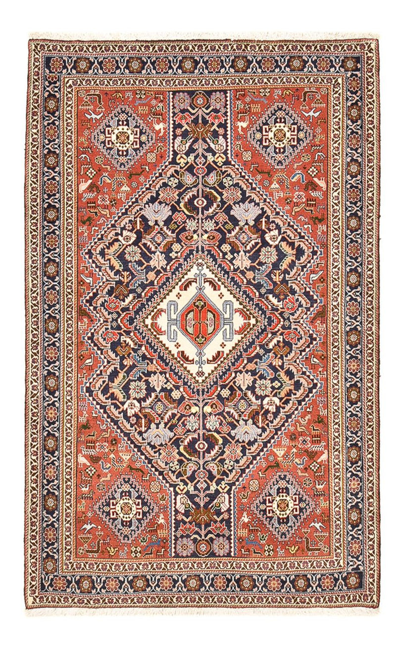 Tapete Gabbeh - Kashkuli Persa - 191 x 120 cm - multicolorido