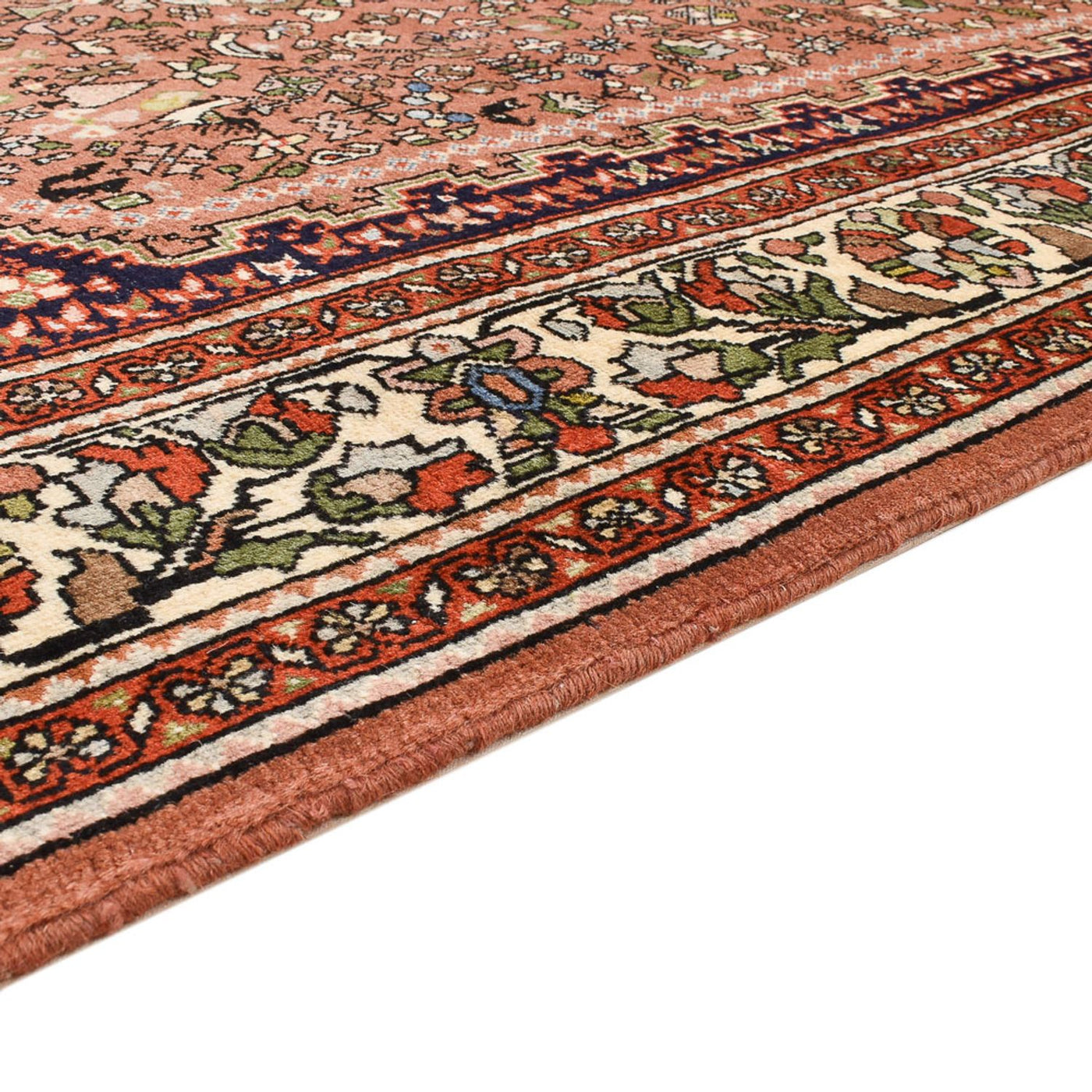 Tapete Gabbeh - Kashkuli Persa - 205 x 153 cm - vermelho claro