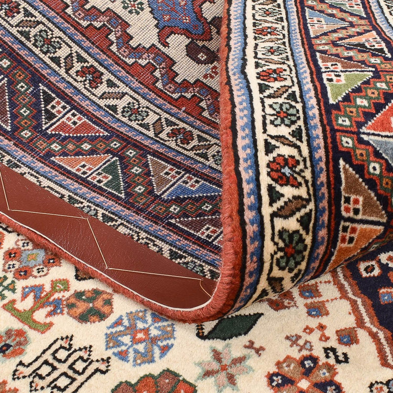 Tapete Gabbeh - Kashkuli Persa - 206 x 152 cm - multicolorido