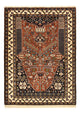 Tapete Gabbeh - Kashkuli Persa - 154 x 111 cm - multicolorido