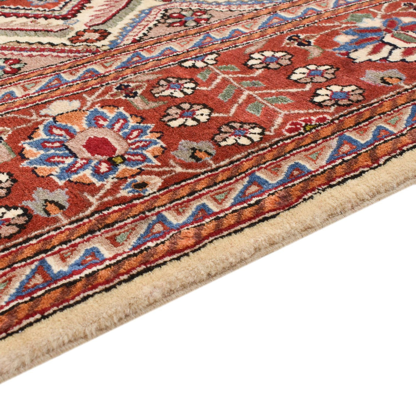 Tapete Gabbeh - Kashkuli Persa - 218 x 150 cm - vermelho claro