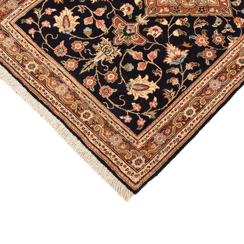 Qom Tapete 70x105cm - Tapete persa - azul escuro