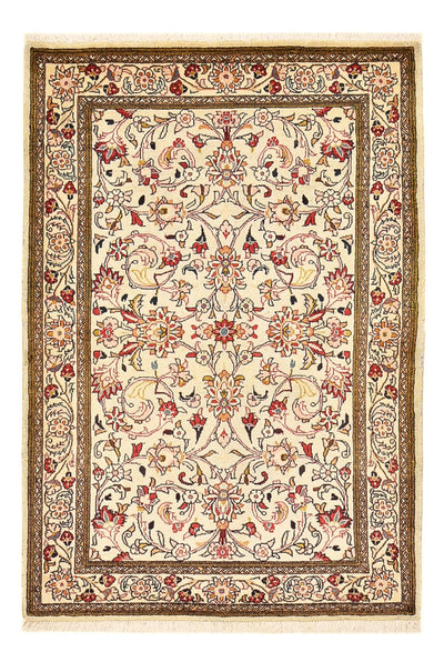 Qom Tapete 106x156cm - Tapete persa - creme