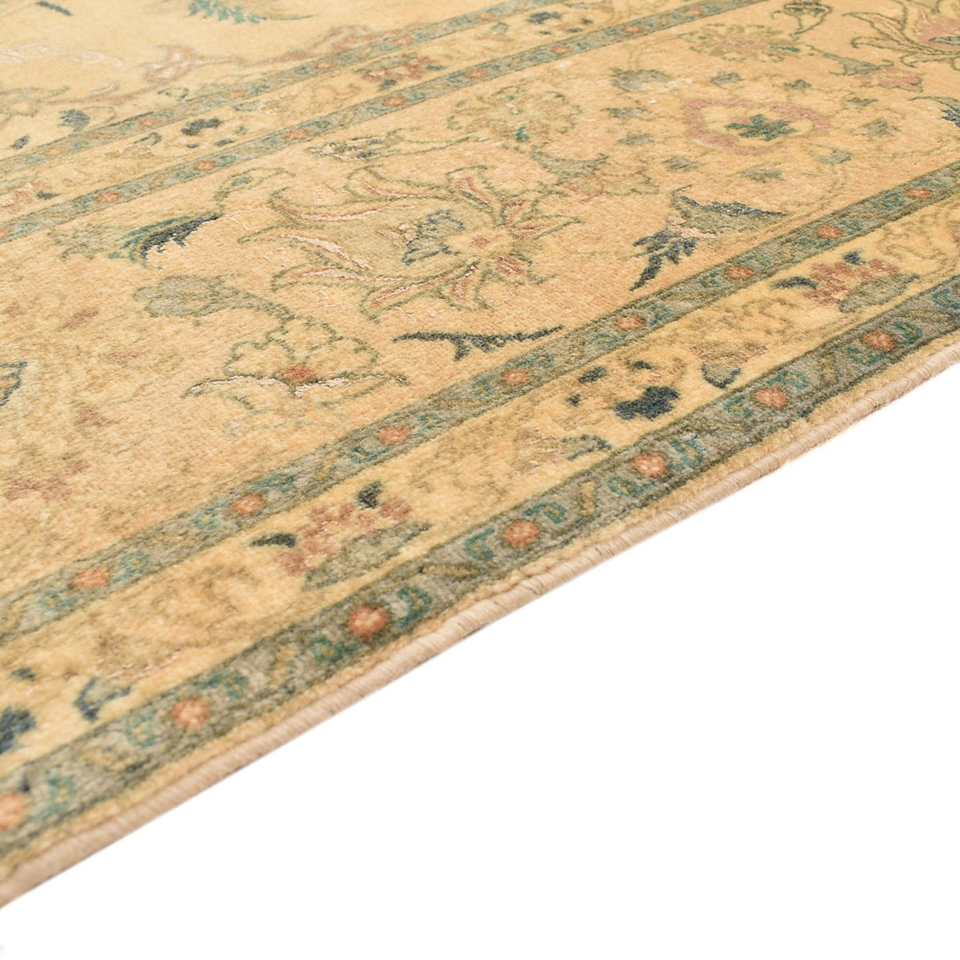 Tapete Persa - Tabriz - Royal praça  - 200 x 190 cm - amarelo