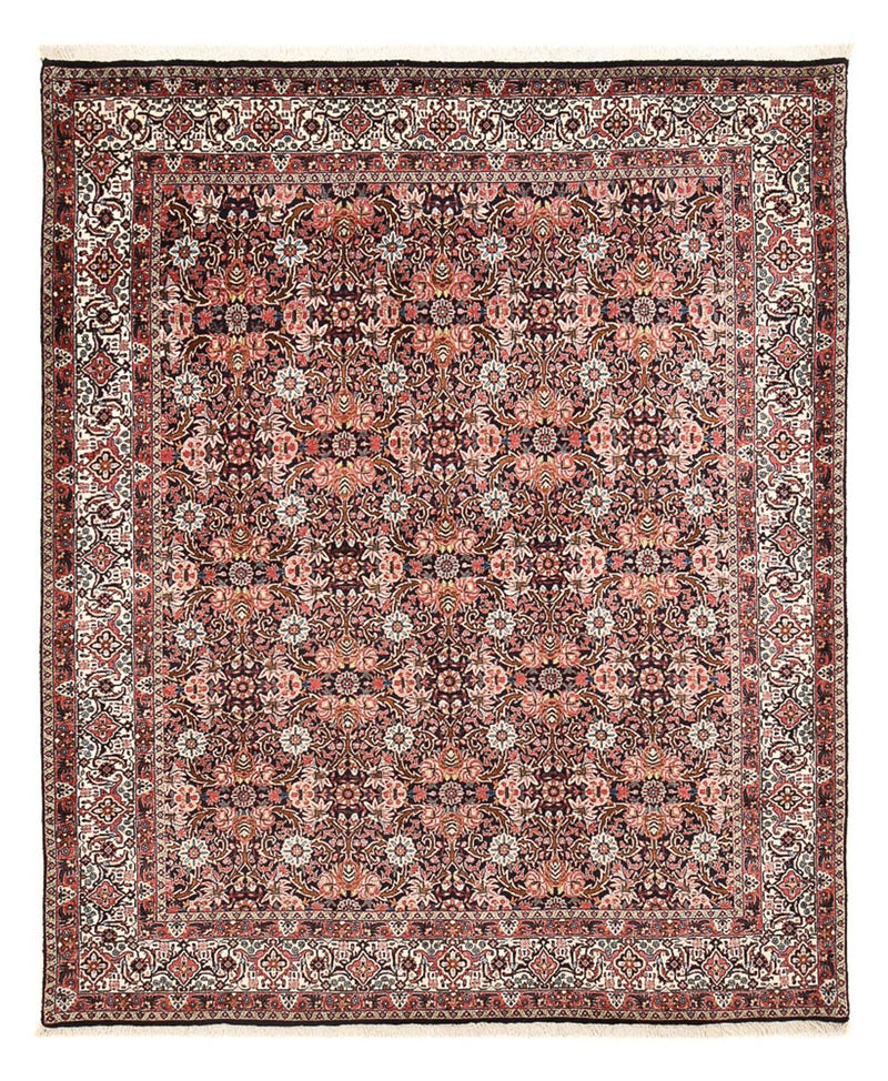 Bidjar Tapete 204x247cm - Tapete persa - vermelho escuro