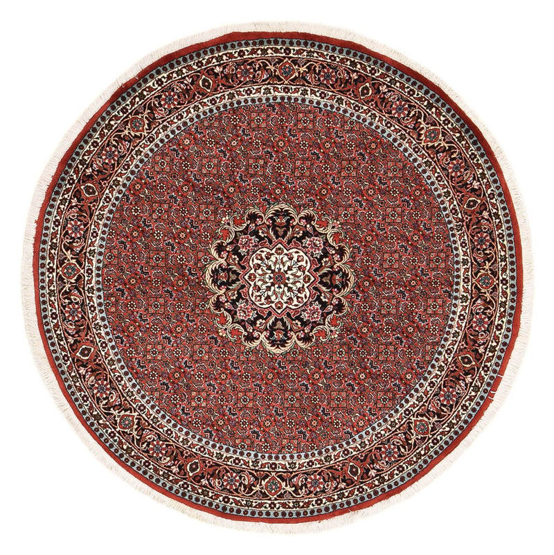 Bidjar - Zanjan Tapete 150x150cm - Tapete persa - vermelho escuro