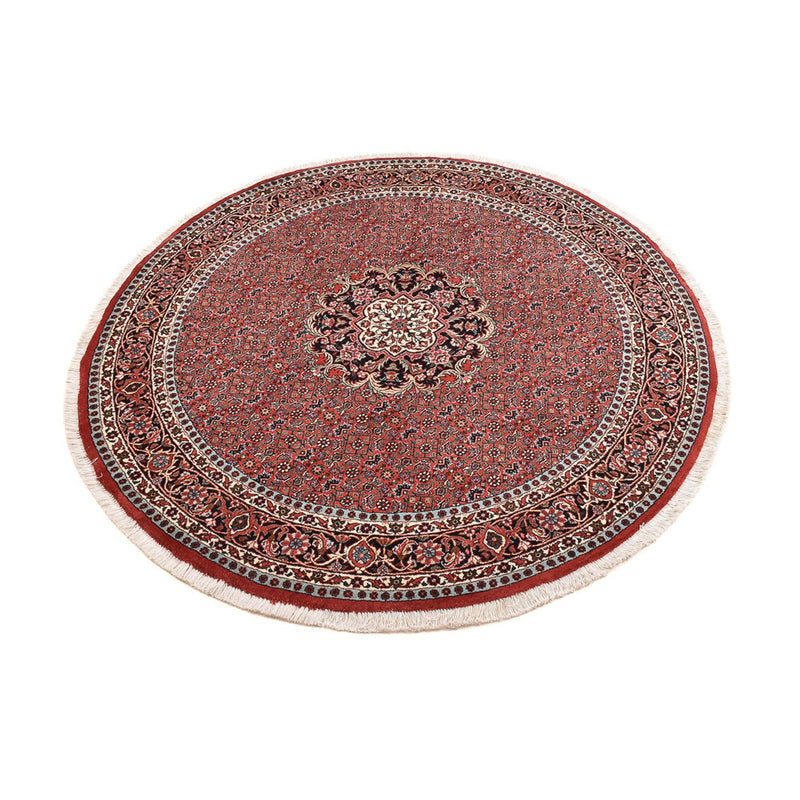 Bidjar - Zanjan Tapete 150x150cm - Tapete persa - vermelho escuro