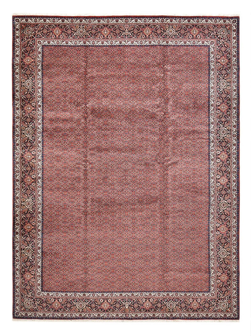 Tapete Persa - Bijar - 490 x 350 cm - bordeaux vermelho