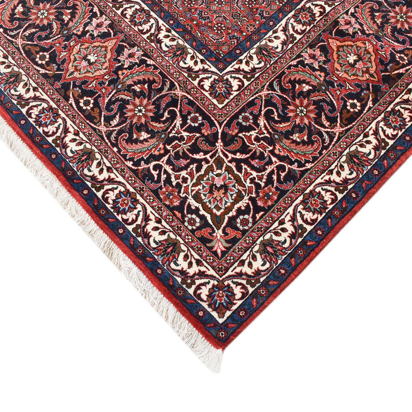 Tapete Persa - Bijar - 490 x 350 cm - bordeaux vermelho