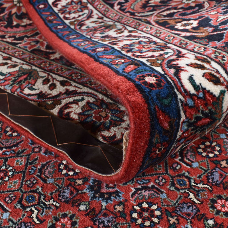 Tapete Persa - Bijar - 490 x 350 cm - bordeaux vermelho