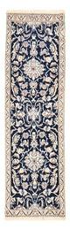 Corredor Tapete Persa - Nain - Royal - 185 x 56 cm - azul escuro