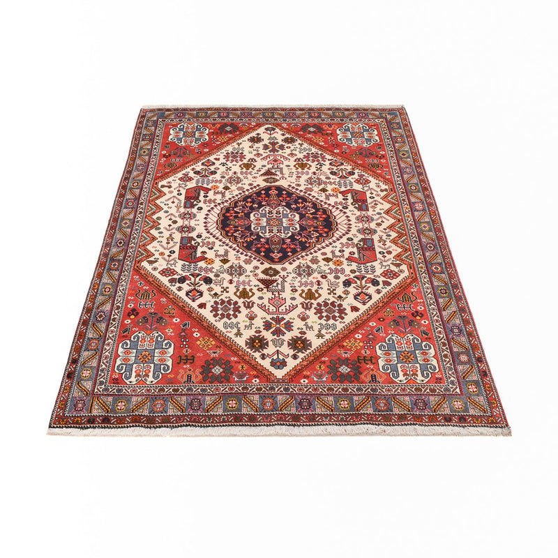 Tapete Gabbeh - Kashkuli Persa - 197 x 140 cm - multicolorido