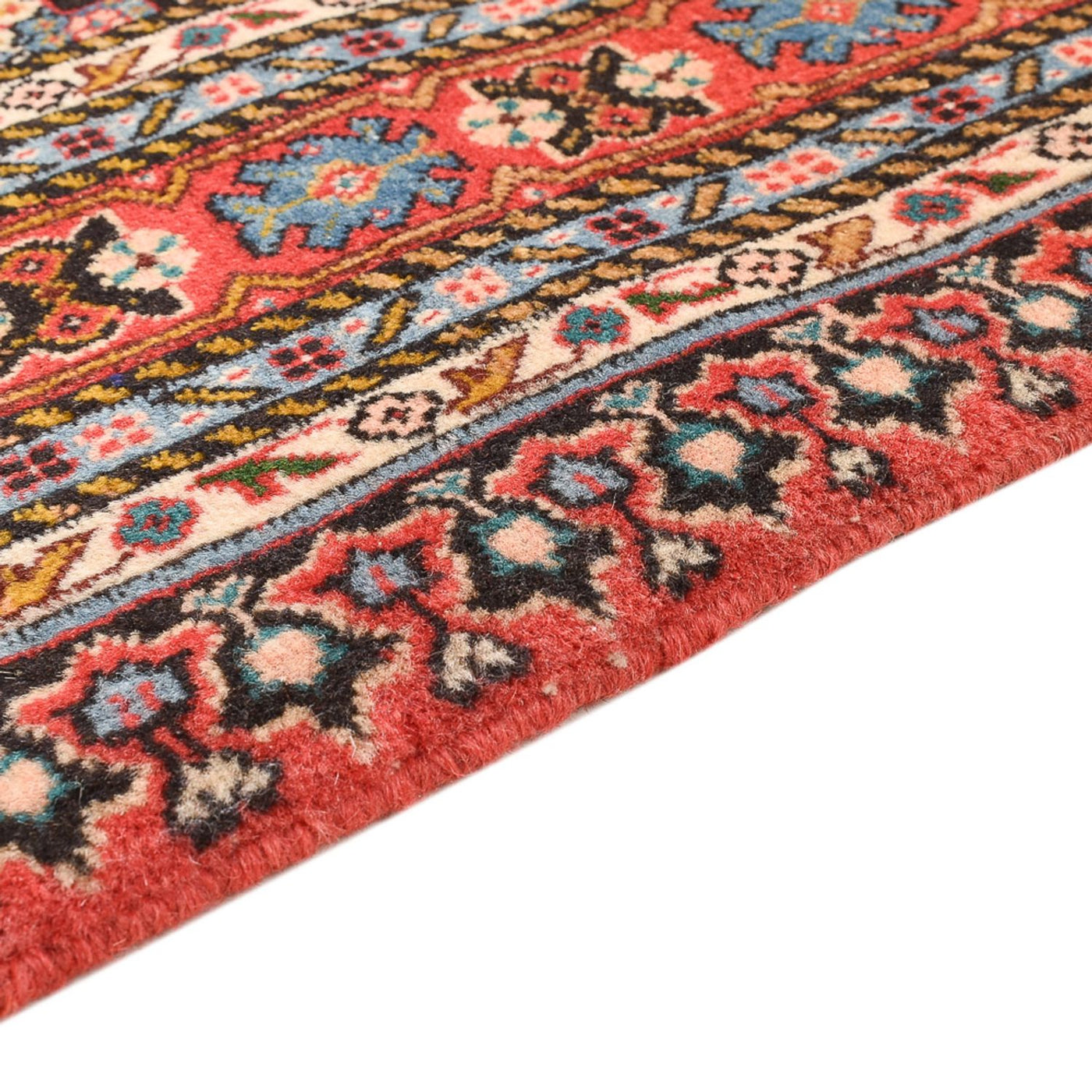 Tapete Persa - Tabriz - 156 x 110 cm - vermelho claro