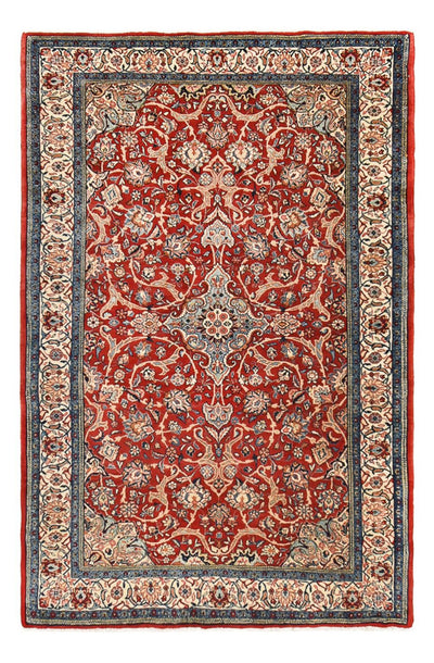 Sarouk Tapete 135x205cm - Tapete persa - vermelho