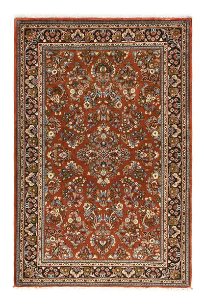 Sarouk Tapete 138x207cm - Tapete persa - vermelho escuro