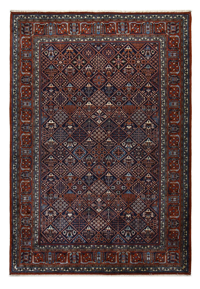 Tapete Persa - Bijar - 300 x 212 cm - vinho tinto