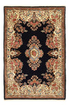 Rafsanjan Tapete 122x181cm - Tapete persa - Rectangular / Azul escuro / 122 x 181 cm Rectangular