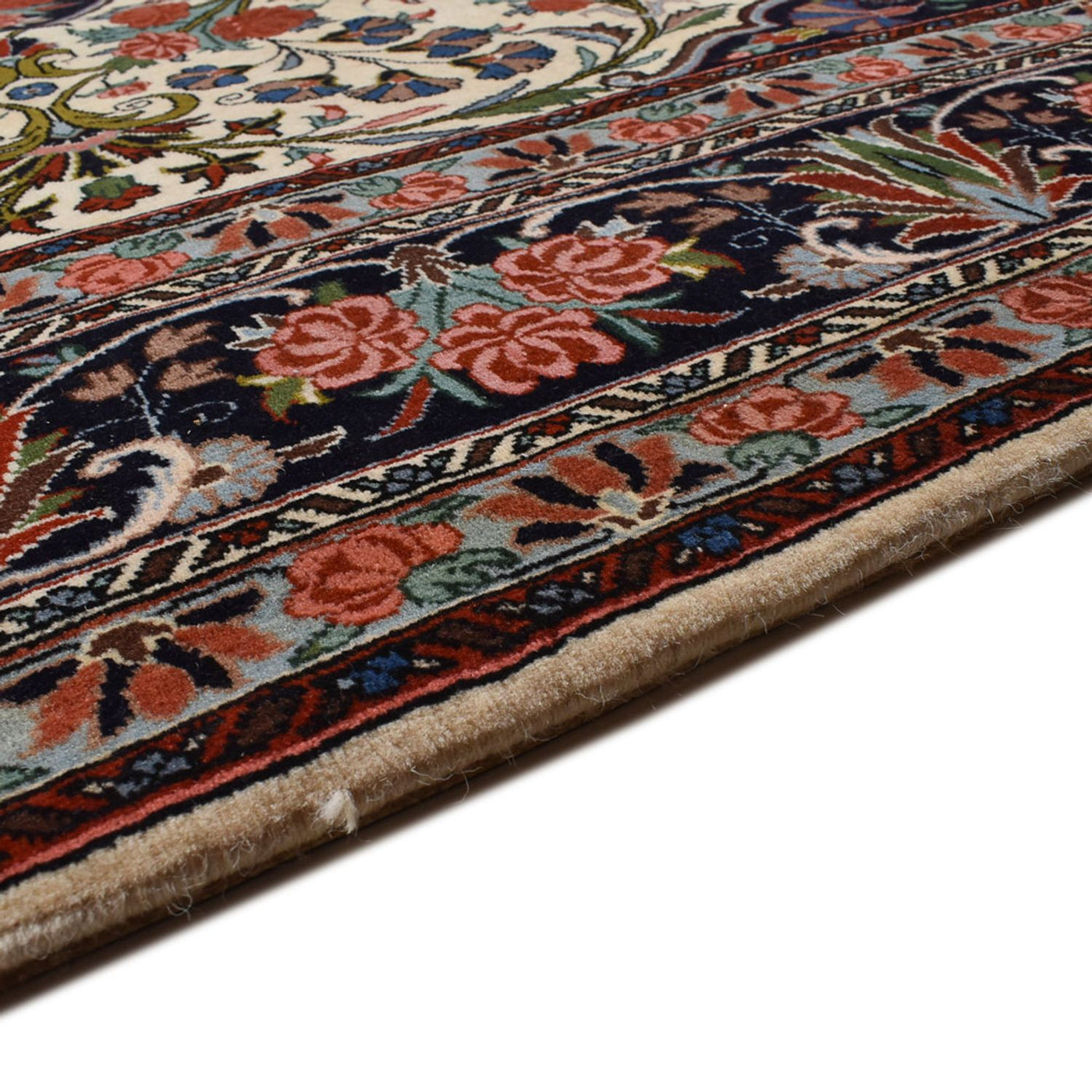 Tapete Persa - Bijar - 298 x 203 cm - bege claro