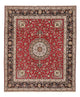 Tapete Persa - Tabriz - Royal - 295 x 249 cm - vermelho