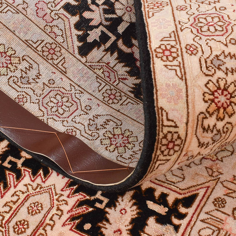Corredor Tapete Persa - Tabriz - Royal - 305 x 80 cm - bege claro