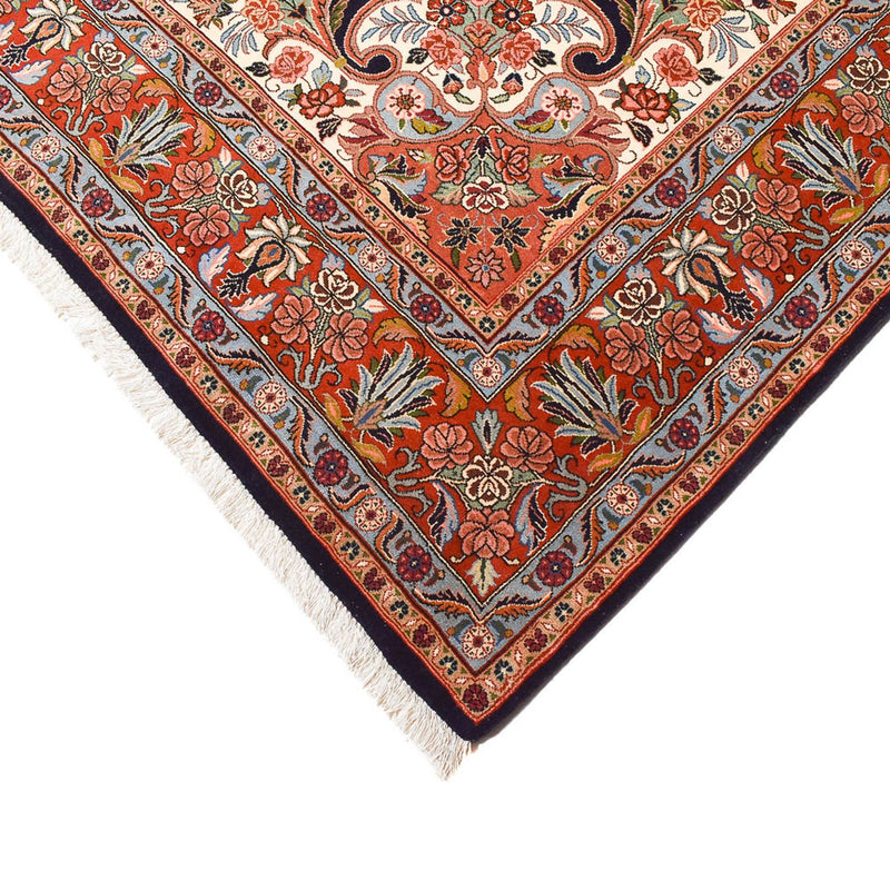 Tapete Persa - Bijar - 298 x 199 cm - azul escuro