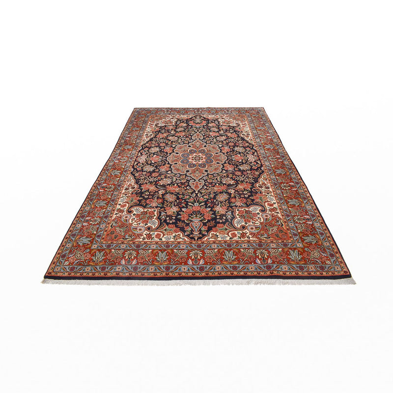 Tapete Persa - Bijar - 298 x 199 cm - azul escuro
