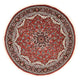 Tapete Persa - Bijar ronda  - 145 x 145 cm - vermelho
