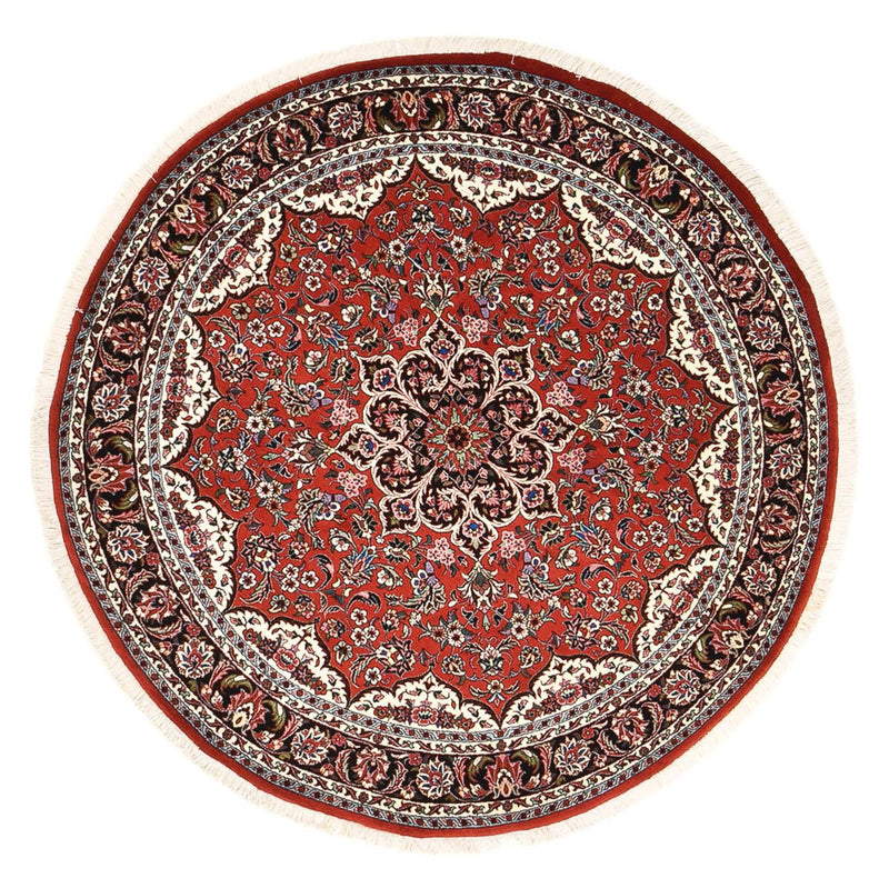 Tapete Persa - Bijar ronda  - 145 x 145 cm - vermelho