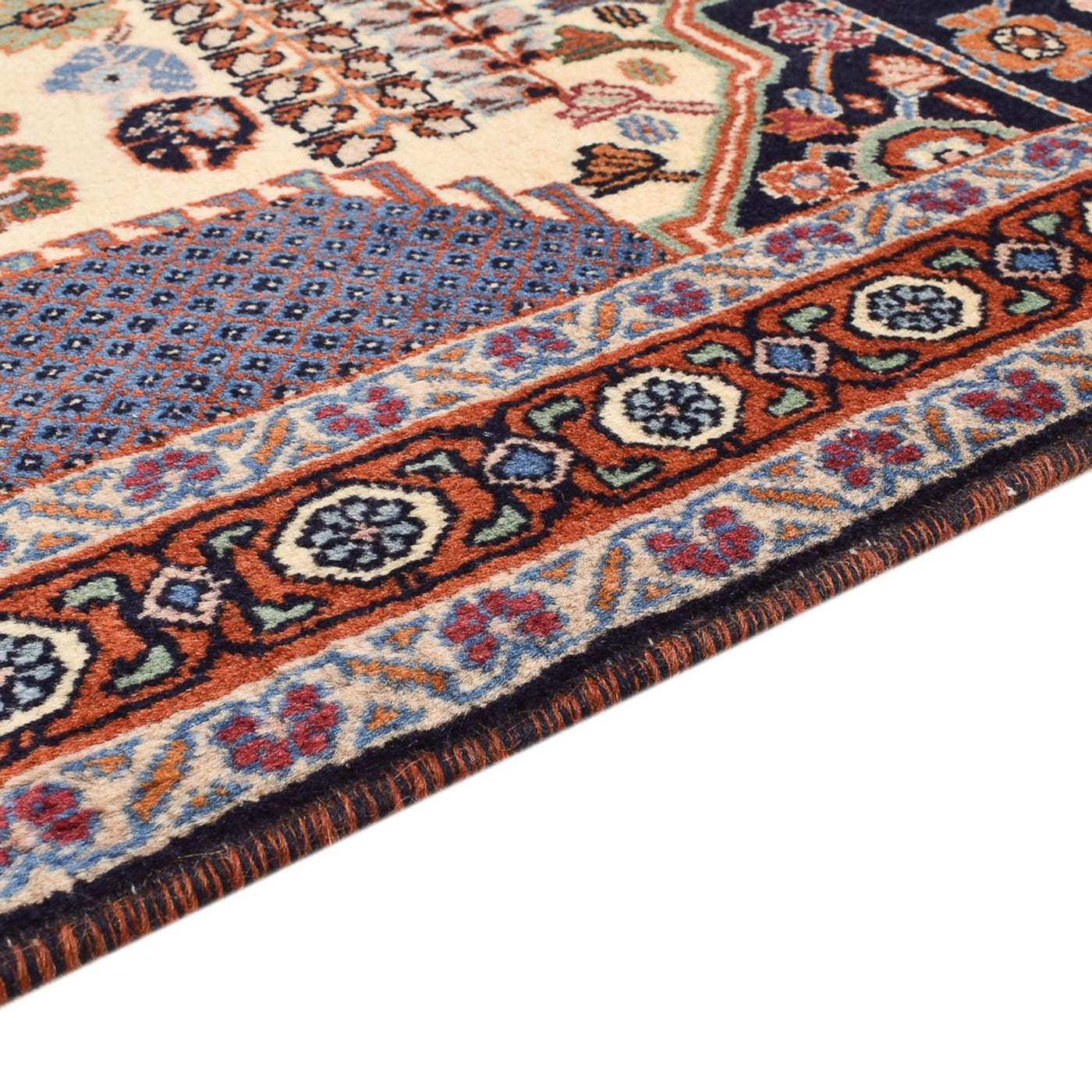 Tapete Gabbeh - Kashkuli Persa - 183 x 140 cm - multicolorido