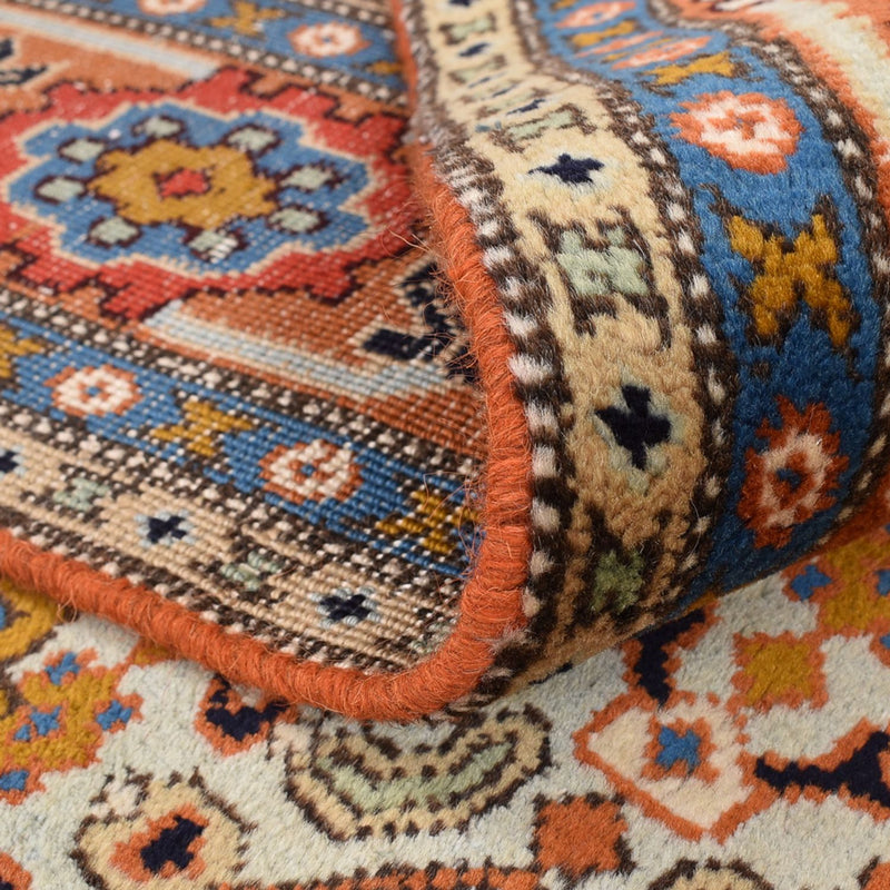 Tapete Persa - Tabriz - 302 x 197 cm - bege escuro