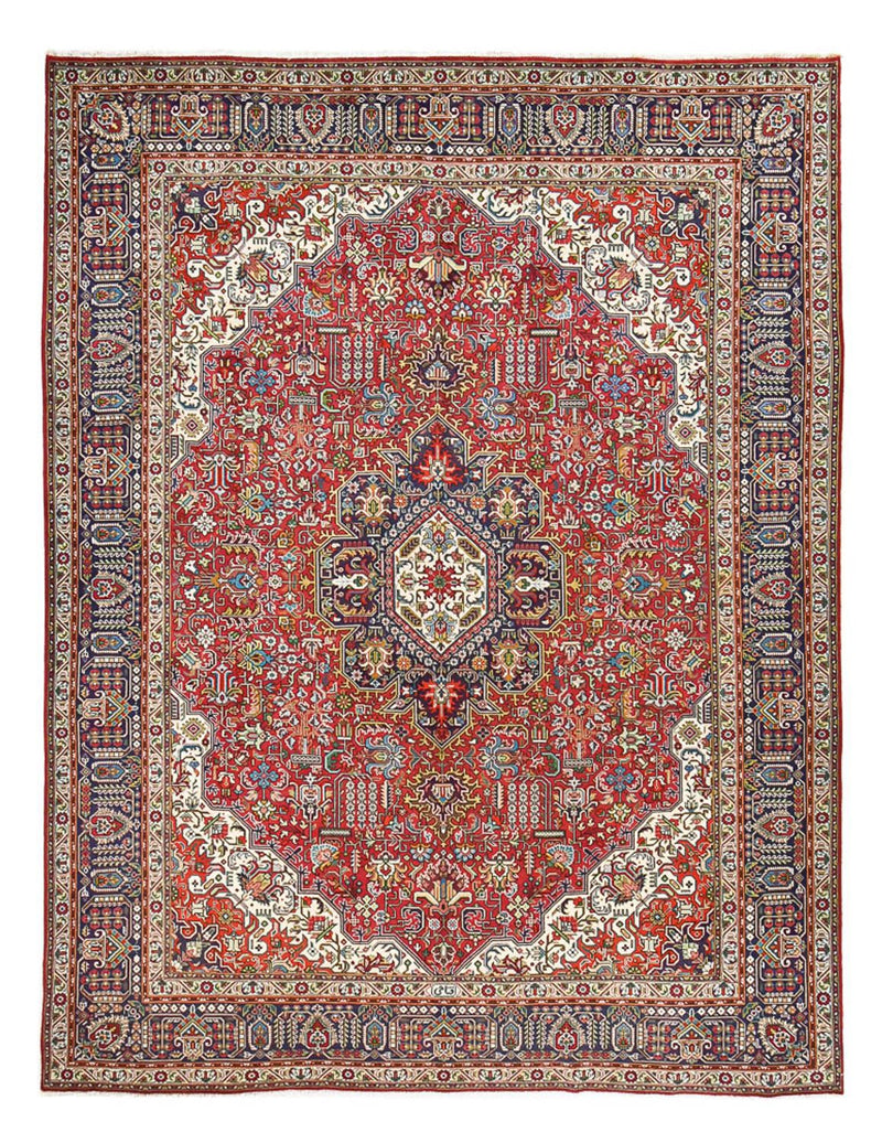 Tapete Persa - Tabriz - Royal - 394 x 300 cm - vermelho